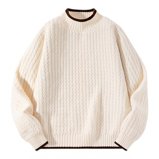 红豆童装女童毛衣红色秋冬款2025新款儿童冬季洋气针织衫时髦潮PC