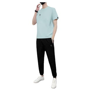 乔丹运动套装男春夏季官方宽松休闲男装短袖长裤两件套男士运动服