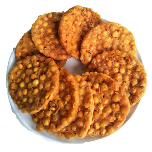 现做 温州苍南特产 纯手工农家香脆南宋豌豆饼油炸饼零食休闲小吃