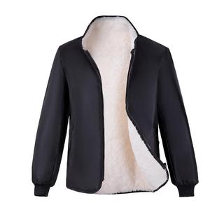 中老年真羊皮毛一体内胆外套冬季羊皮袄整皮皮上衣纯羊毛棉袄加厚