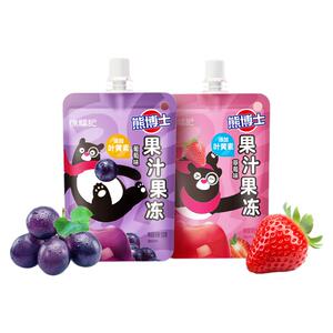 徐福记果汁果冻150g葡萄味草莓味