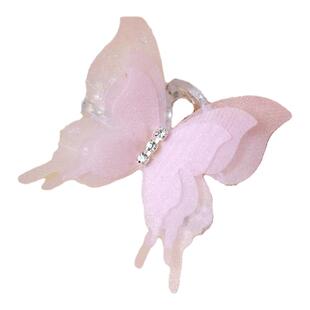 女童刘海双面宝宝抓夹女孩2025新款高级感发量少小号儿童蝴蝶发夹