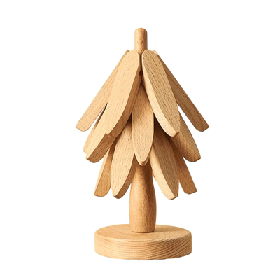 圣诞树隔热垫餐桌防烫垫一棵树木