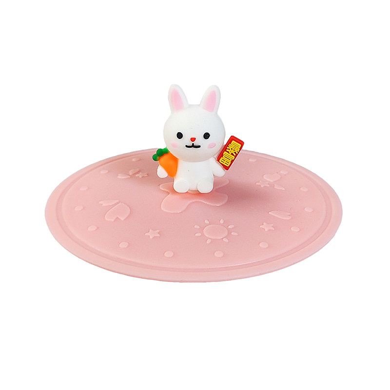网红杯盖食品级卡通硅胶杯盖