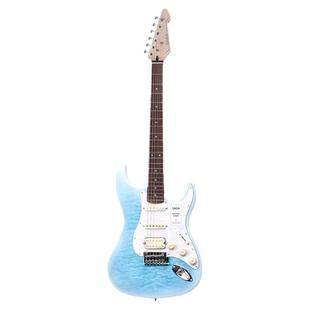 Saga萨伽电吉他dazzles系列SMF1314海洋之心初学进阶成人儿童套装