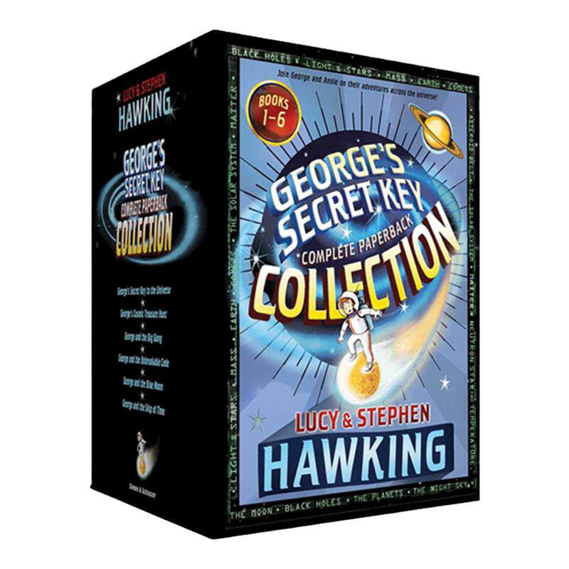 George's Secret Key Complete Paperback Collection 乔治的宇宙秘密钥匙6册-史蒂芬霍金