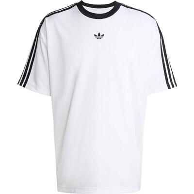 滔搏adidas阿迪达斯三叶草男子JACQUARD复古圆领球衣T恤JW5877