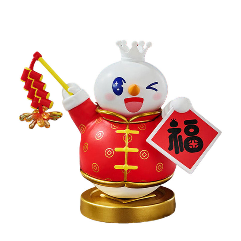 现货蜜雪冰城正版雪王非遗好戏登场潮玩盲盒国潮风变脸手办摆件礼