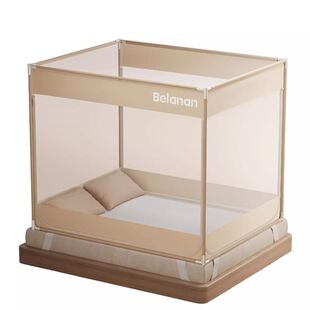 防摔蚊帐婴儿2026新款专用儿童纹帐家用卧室防掉床蒙古包全底全罩