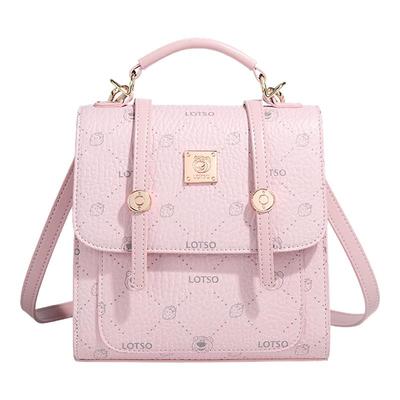 迪士尼女孩草莓熊双肩包2025新款