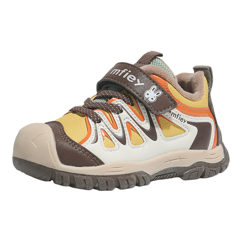 班纳米菲童鞋2025冬季新款男童加绒二棉鞋儿童运动鞋宝宝保暖冬鞋