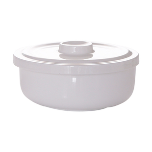 陶瓷带盖蒸箱专用蒸盘加深窝盘骨瓷白色深盘蒸饭蒸菜盘子菜盘家用