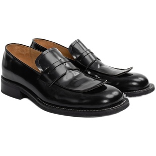 “CONP”&“OKCENTER的鞋” 联名款 Vamp-up loafers 开口乐福鞋