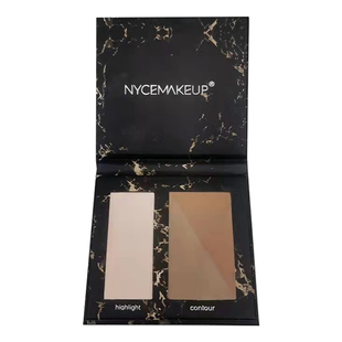 NyceMakeup三色修容高光一体盘阴影鼻影三合一哑光提亮泪沟omega