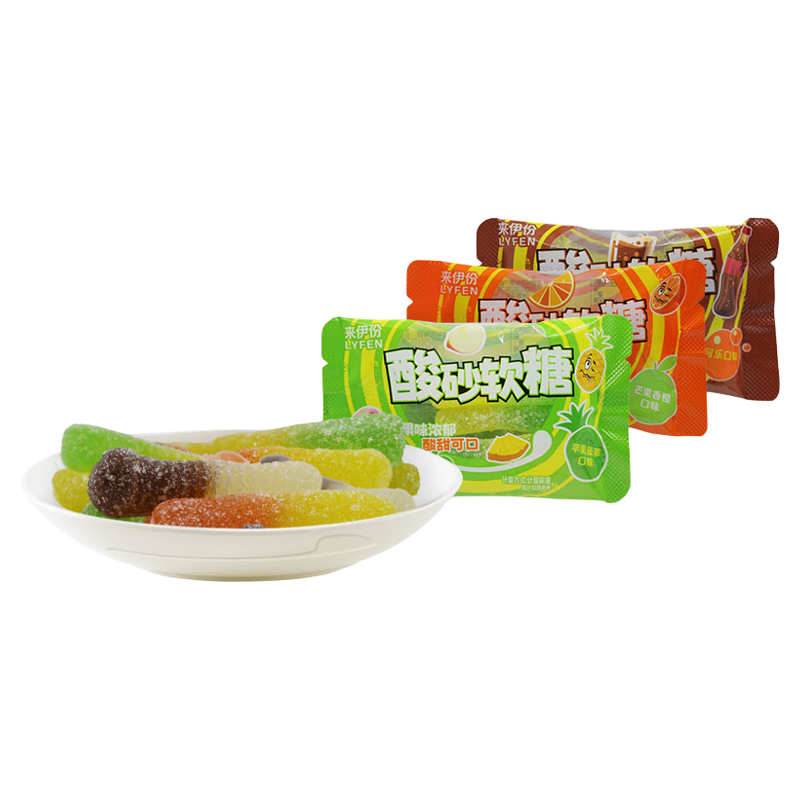 来伊份酸砂软糖10包多口味