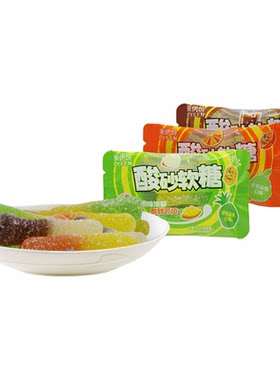 来伊份酸砂软糖10包多口味