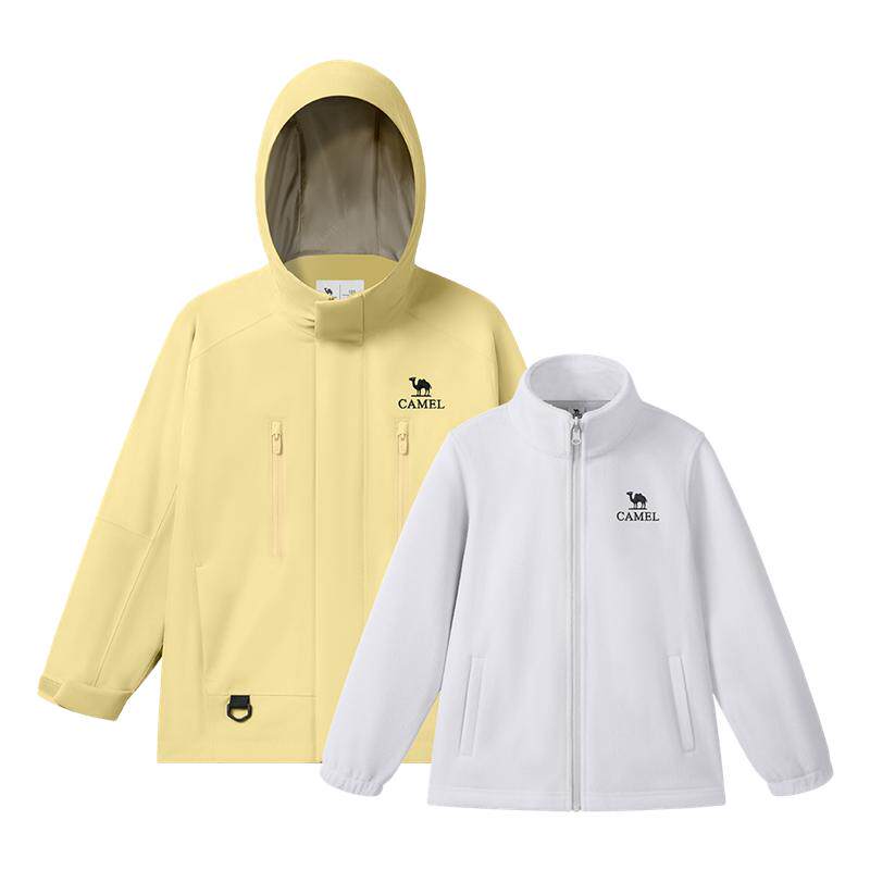 骆驼儿童冲锋衣三合一户外运动服