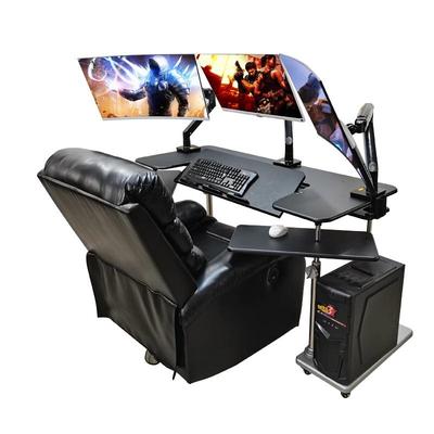 床边电脑桌头等舱躺着坐着办公