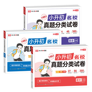 2026小升初真题卷语文数学英语必刷题人教版 小学毕业升学总复习资料六年级下册试卷测试卷全套名校模拟卷子分类专项训练衔接教材