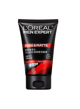 【自营】L＇oreal/欧莱雅【U先专享】男士火山岩控油洁面膏50ml