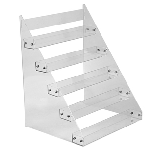 书本收纳架杂志书刊儿童绘本展示架A4书籍陈列架亚克力阶梯置物架