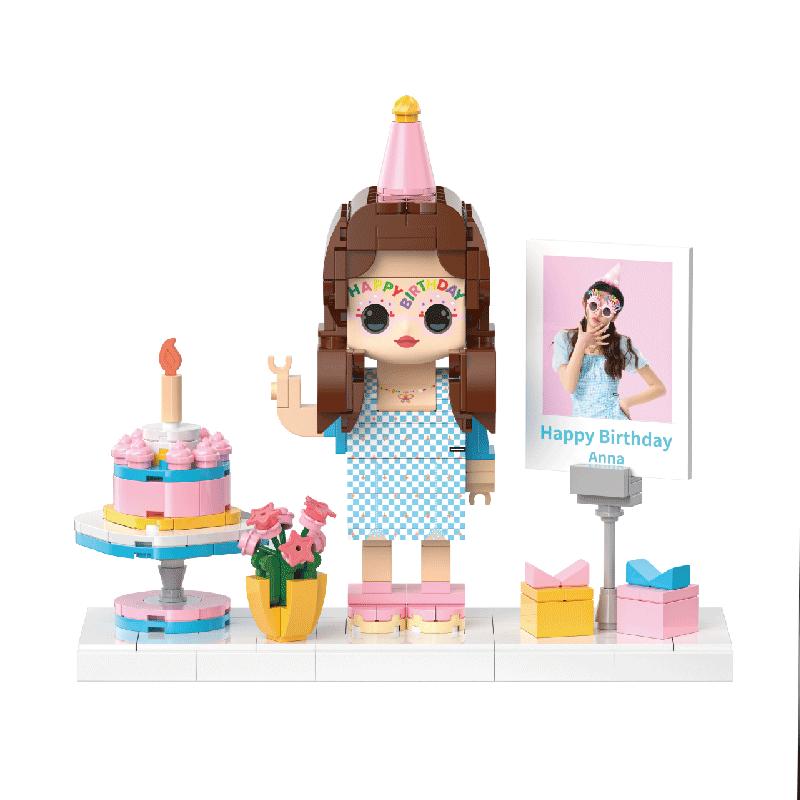 几偶照片定制积木人像人偶情侣男友送女朋友有意义生日礼物送闺蜜