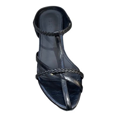 小众设计感镂空透气编织一字拖鞋