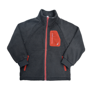 【天猫U先】NAUTICA童装 男女童抓绒外套秋冬季儿童大颗粒摇粒绒