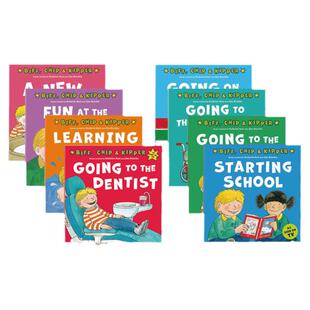 牛津树生活体验套装8册 Biff Chip Kipper First Experience 英文原版绘本 牛津阅读树 牛津树英语分级绘本 oxford reading tree