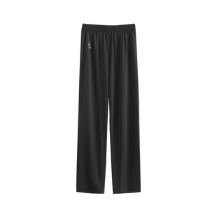 陈婷 舞蹈直筒宽松长裤北舞学生形体练功裤广场舞黑色跳舞裤子 女