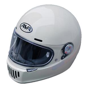 AVA王朝复古头盔摩托车全盔碳纤维夏季玻璃钢男女机车巡航盔四季