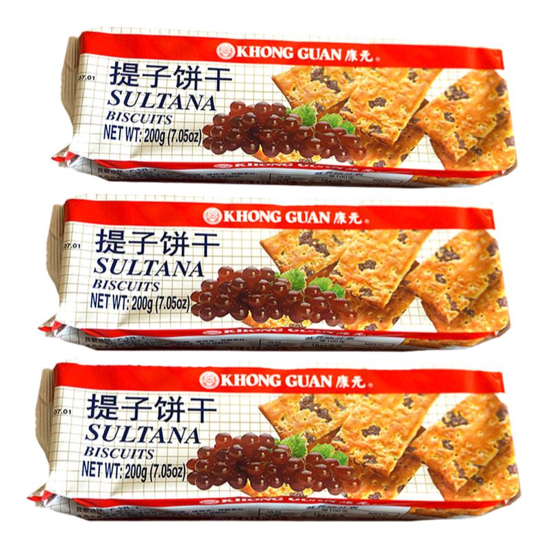 康元椰子奶油朱古力提子饼干