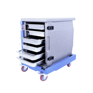 食品保温箱 份数盘箱 份数盆箱EPP高密度泡沫保温箱冷热两用 91升