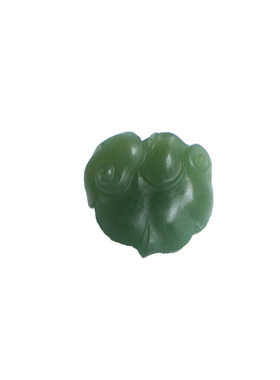 雕刻碧玉如意配饰吊坠