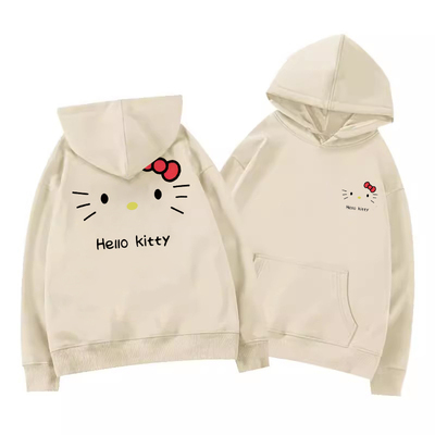 女童连帽卫衣秋冬加绒加厚中大童宽松百搭上衣外套潮牌儿童外套潮