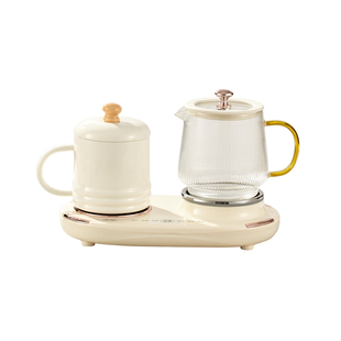 多功能双座养生杯双炉养生壶鸳鸯养生壶单独底座玻璃陶瓷杯身配件