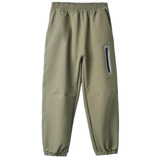 【280g厚款】咕噜日记儿童运动裤男童新款秋冬保暖裤子加绒冲锋裤