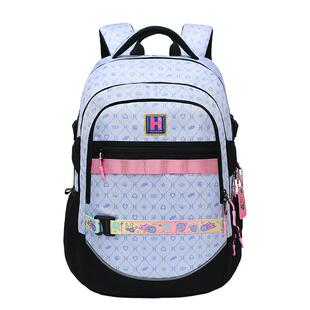 卡奇龙悬浮减重书包初中生书包男4到7年级双肩包背包减负护脊女生