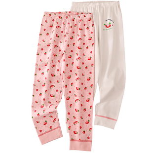 蔚未来女童秋裤秋冬2025新款儿童纯棉加厚贴身棉毛裤宝宝家居睡裤