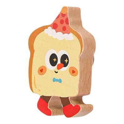 可爱卡通马卡龙儿童房木制实木拉手橱柜衣柜门抽屉家具把手免打孔