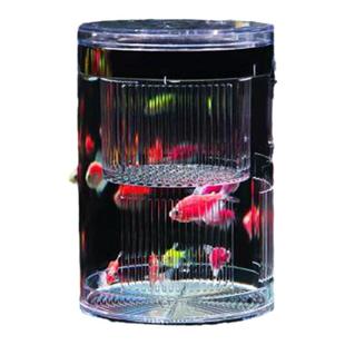 鱼缸隔离盒孵化盒孔雀鱼凤尾繁殖盒小鱼幼鱼鱼苗缸外非亚克力产房