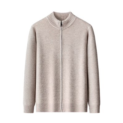 猫人老钱风开衫外套羊毛衫男款