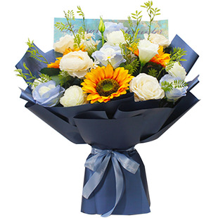 仿真花束成品大束手捧花永生颁奖舞台献花交车假花拍照教师节绢花