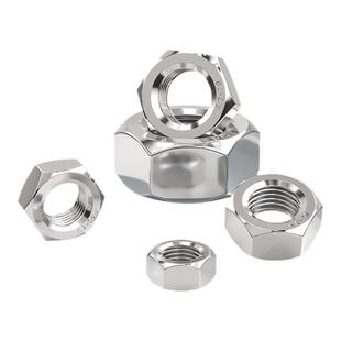 防锁死螺母304不锈钢煮油防咬死六角螺帽5-M30锁无忧螺丝帽DIN934