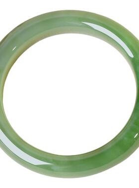 56.5mm和田玉碧玉手镯女款