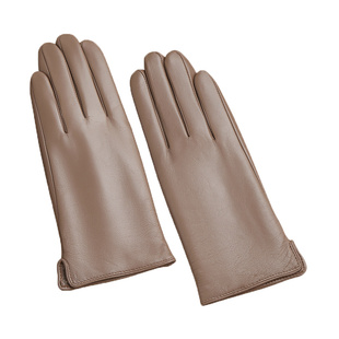 小羊皮手套真皮女士冬季保暖加绒加厚机车开车防风单薄短款触屏潮