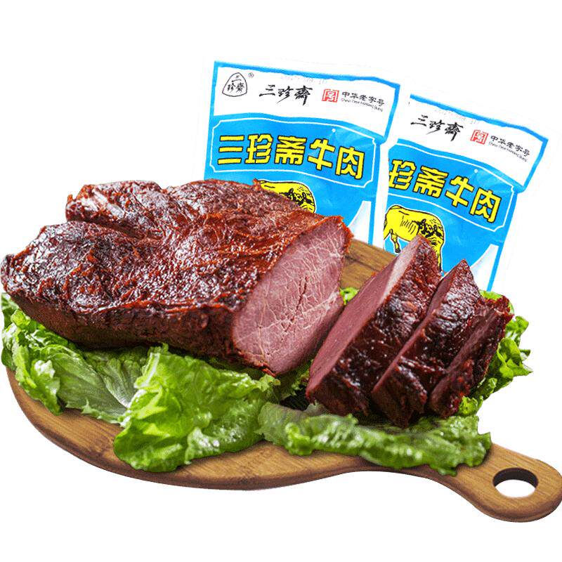 三珍斋年货五香红烧牛肉卤味熟食