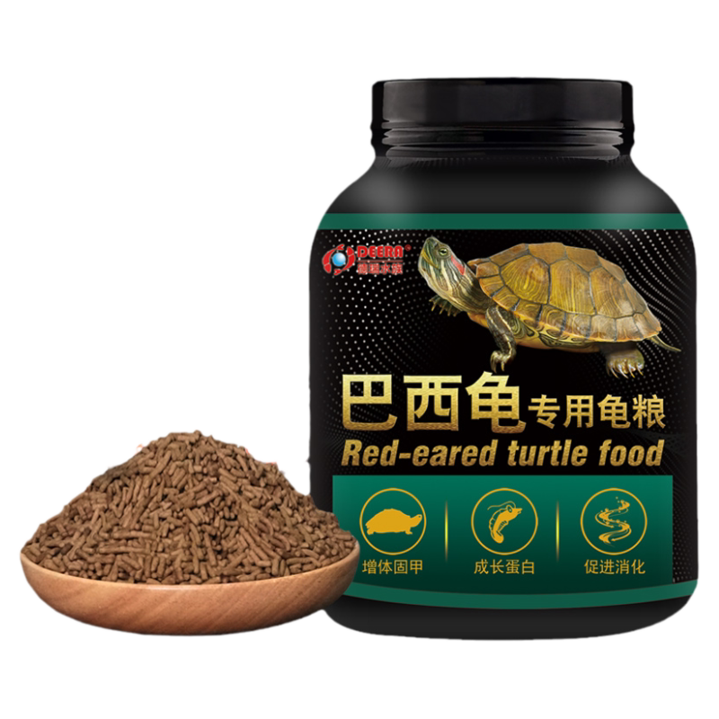 龟粮巴西龟乌龟饲料专用小红耳龟颗粒粮食通用型食物龟食龟料食粮
