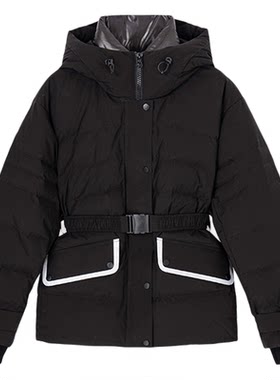 【反季直降】HPLY荷比俪冬新款连帽撞色三防工艺鹅绒羽绒服