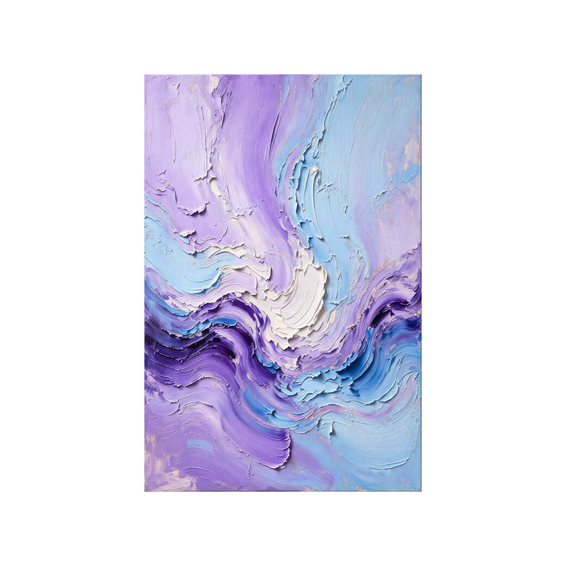 可班手绘油画绮境吉祥竖版装饰画